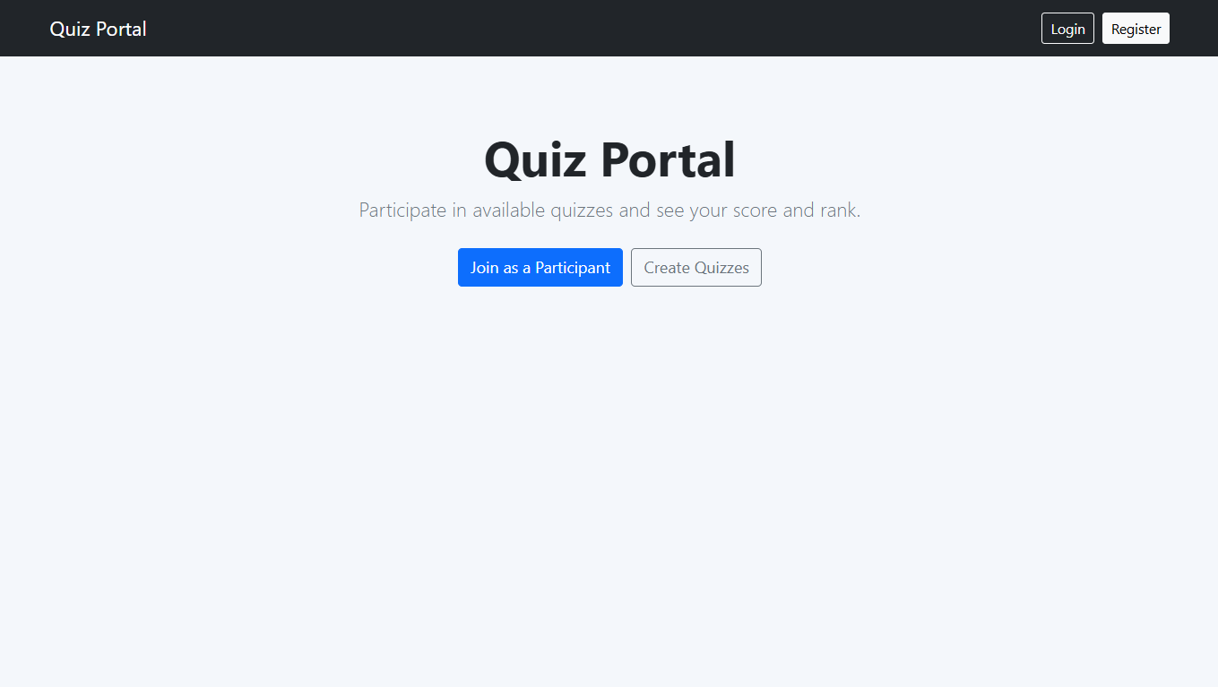 Quiz Portal